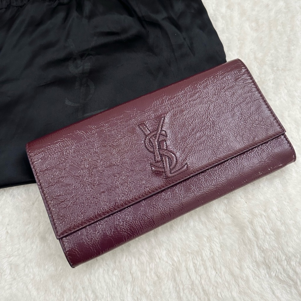 SOLD YSL Belle De Jor Patent Clutch